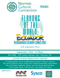 Flavors of the World Ecuador Event Flyer
